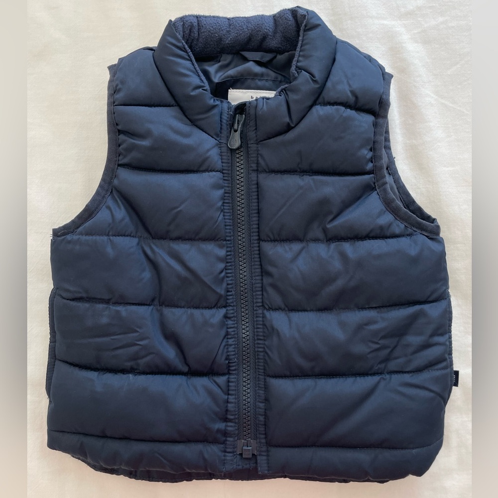 GAP Baby Navy Puffer Vest